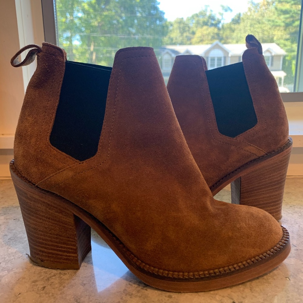 Maje suede booties